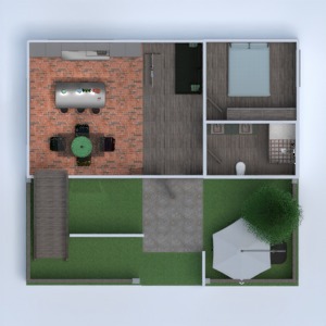 floorplans mieszkanie dom meble wystrój wnętrz kuchnia jadalnia architektura 3d