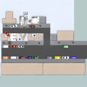 floorplans 独栋别墅 家电 结构 储物室 3d