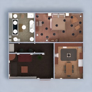 floorplans 公寓 独栋别墅 家具 装饰 浴室 卧室 客厅 厨房 照明 3d
