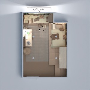 floorplans terrace house kitchen entryway living room 3d