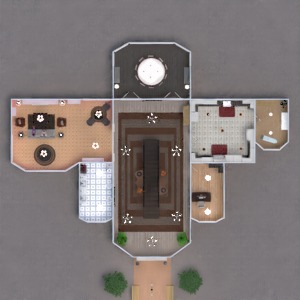 floorplans namas terasa baldai dekoras pasidaryk pats vonia miegamasis virtuvė biuras apšvietimas namų apyvoka valgomasis аrchitektūra studija 3d