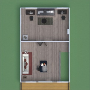 floorplans casa garagem cozinha paisagismo utensílios domésticos 3d