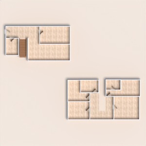 floorplans 独栋别墅 3d