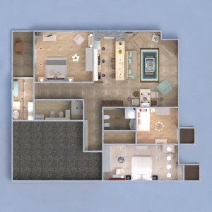 floorplans 公寓 家具 装饰 浴室 卧室 客厅 厨房 儿童房 照明 改造 餐厅 玄关 3d