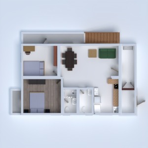 floorplans apartment terrace 3d