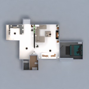 floorplans 公寓 装饰 厨房 3d