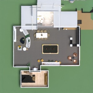 floorplans svetainė virtuvė valgomasis prieškambaris 3d