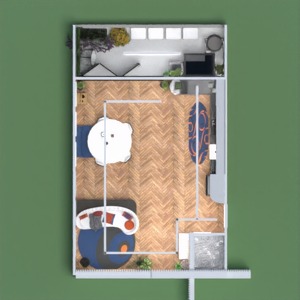 planos casa cocina paisaje comedor arquitectura 3d