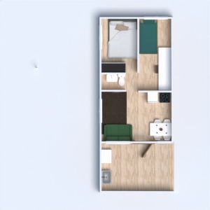 floorplans dom pokój dzienny kuchnia jadalnia mieszkanie typu studio 3d