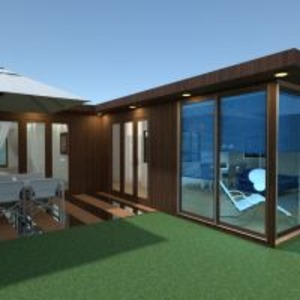 planos apartamento casa terraza arquitectura 3d