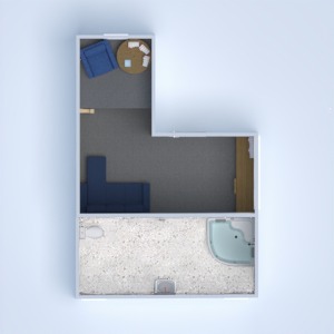 planos muebles decoración dormitorio despacho trastero 3d