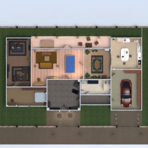 floorplans mieszkanie dom taras meble wystrój wnętrz łazienka sypialnia garaż kuchnia biuro oświetlenie gospodarstwo domowe przechowywanie 3d