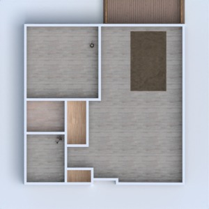 planos apartamento terraza dormitorio iluminación estudio 3d