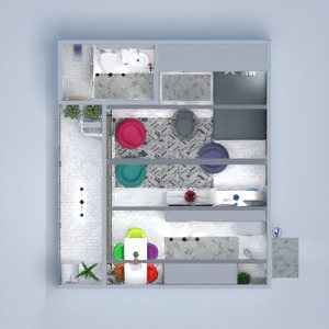 floorplans 公寓 浴室 照明 改造 餐厅 3d