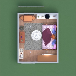 floorplans 独栋别墅 家具 装饰 儿童房 3d