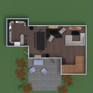 floorplans haus terrasse wohnzimmer esszimmer eingang 3d