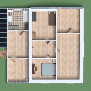 floorplans cuisine espace de rangement 3d