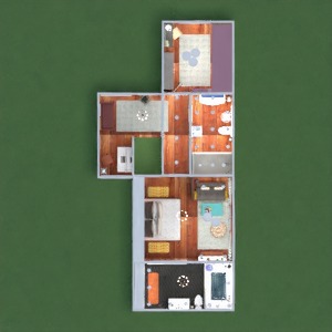 floorplans dom taras meble wystrój wnętrz sypialnia pokój dzienny kuchnia na zewnątrz biuro oświetlenie gospodarstwo domowe jadalnia architektura przechowywanie mieszkanie typu studio wejście 3d