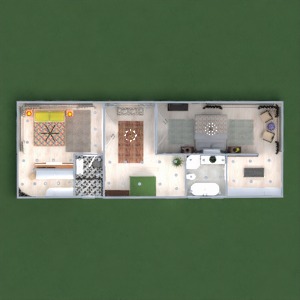 floorplans haus möbel dekor schlafzimmer garage küche beleuchtung esszimmer architektur lagerraum, abstellraum eingang 3d