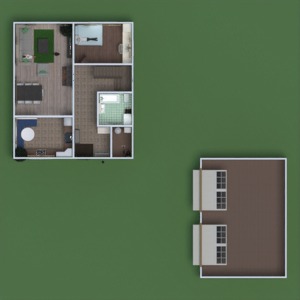 floorplans dom meble łazienka sypialnia pokój dzienny garaż kuchnia na zewnątrz oświetlenie jadalnia 3d
