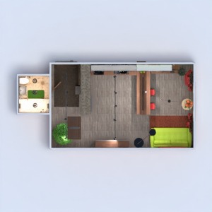 floorplans apartamento mobílias decoração faça você mesmo banheiro quarto quarto cozinha iluminação reforma 3d