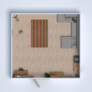 floorplans svetainė vaikų kambarys 3d