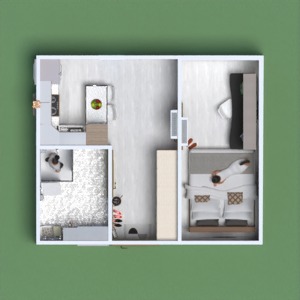 floorplans storage entryway kids room garage living room 3d