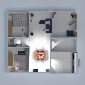 floorplans dom meble wystrój wnętrz oświetlenie 3d