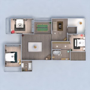 floorplans baldai dekoras vonia miegamasis svetainė virtuvė apšvietimas kraštovaizdis valgomasis аrchitektūra 3d