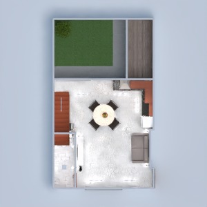 floorplans haus mobiliar badezimmer wohnzimmer küche 3d