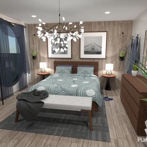 floorplans meubles décoration chambre à coucher espace de rangement 3d