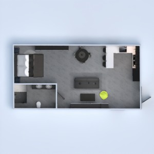 planos apartamento muebles salón 3d