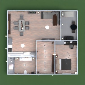 floorplans salon salle de bains cuisine entrée décoration 3d