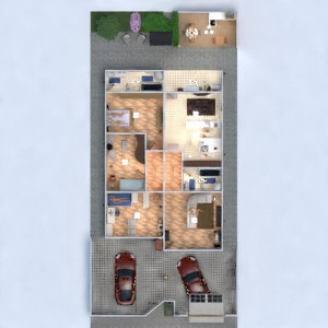 floorplans casa mobílias decoração faça você mesmo quarto quarto cozinha sala de jantar 3d