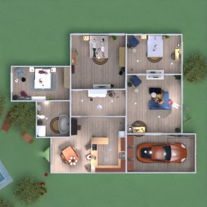 floorplans apartamento mobílias decoração faça você mesmo utensílios domésticos 3d