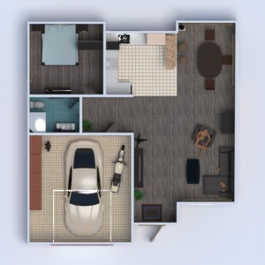 floorplans dom garaż 3d