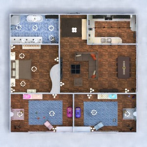 floorplans 公寓 家具 装饰 浴室 卧室 客厅 厨房 儿童房 3d