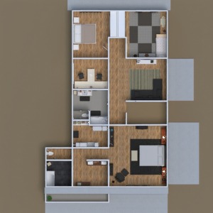 floorplans dom wystrój wnętrz łazienka kuchnia 3d