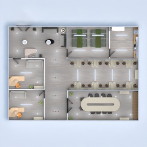 floorplans 家具 装饰 办公室 照明 咖啡馆 3d