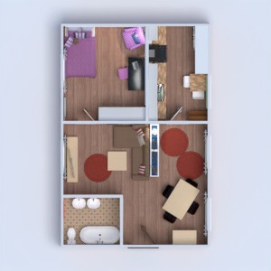 floorplans appartement meubles décoration diy salle de bains chambre à coucher salon cuisine eclairage salle à manger 3d