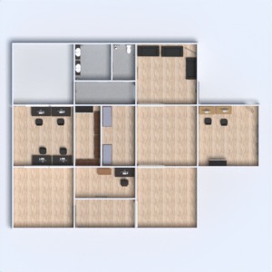 planos decoración cuarto de baño dormitorio despacho trastero 3d