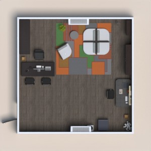 floorplans meubles bureau 3d