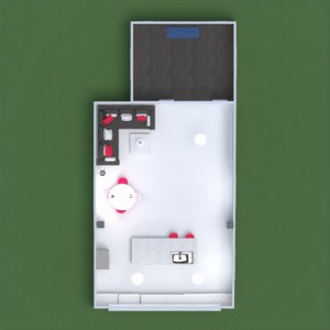 floorplans meble pokój dzienny kuchnia jadalnia wejście 3d