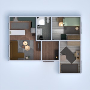 floorplans apartment house furniture bathroom bedroom living room kitchen lighting studio 3d