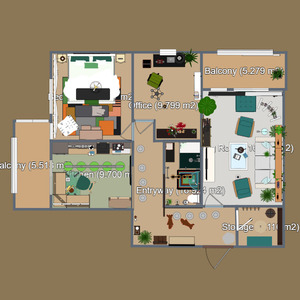 floorplans entryway 3d