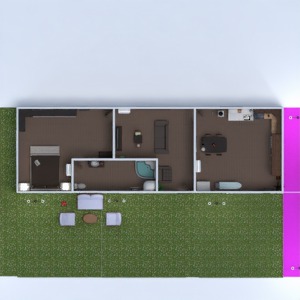 floorplans house terrace furniture decor bedroom living room garage landscape household 3d