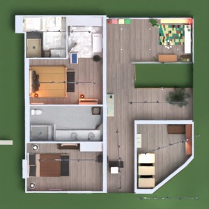 floorplans pokój diecięcy oświetlenie gospodarstwo domowe przechowywanie meble 3d