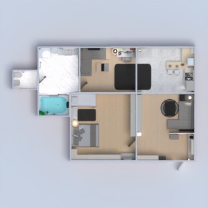 floorplans apartamento faça você mesmo banheiro quarto quarto cozinha arquitetura estúdio 3d