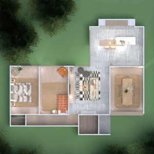 planos casa terraza decoración bricolaje reforma 3d