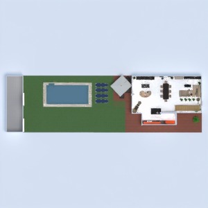 planos casa salón reforma arquitectura 3d